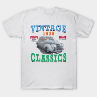 Vintage Classic Car Garage Hot Rod Novelty Gift T-Shirt